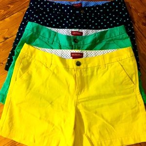 Bright spring/summer shorts
